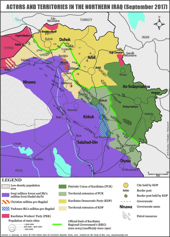 Actors and Territories in Northern Iraq