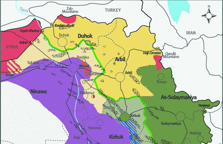 Acteurs et territoires dans le nord de l’Irak